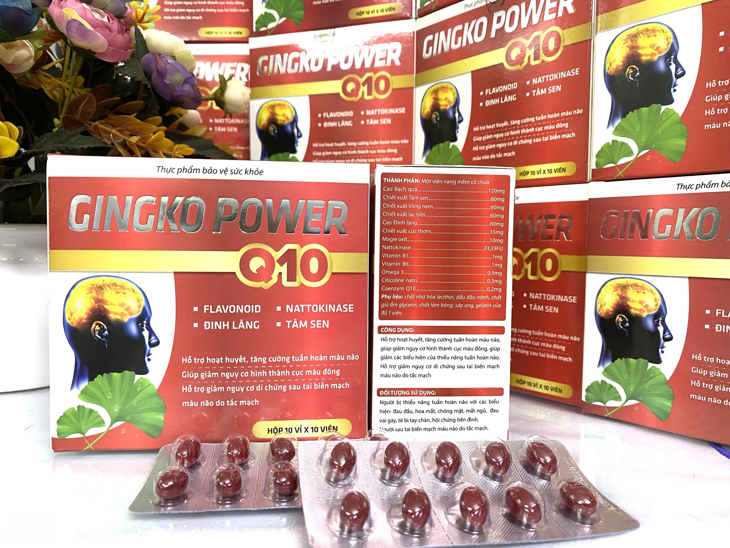 Viên uống hoạt huyết Gingko Power Q10