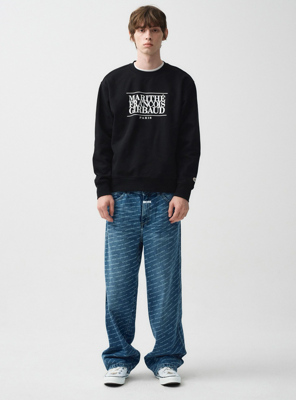 MARITHE FRANCOIS GIRBAUD M Wide Printing Denim Pants Men's Jeans - 2 Colors (2024 NEW) · v2