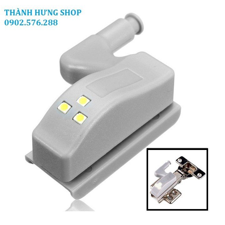 Đèn led mini gắn bản lề cửa tủ tự động sáng khi mở và tắt khi đóng, chọn phân loại - mp381.963