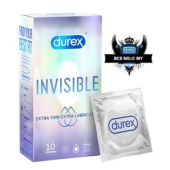 Bao Cao Su SIÊU CỰC MỎNG Durex INVISIBLE Hộp 10 Cái