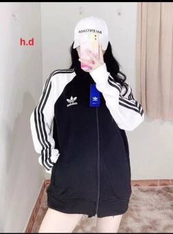 áo khoác a d s kẻ 3 sọc mặc cực iu fom thụng ,hd