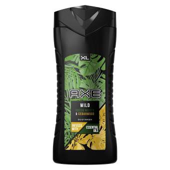 Sữa tắm gội Axe Wild hương Gỗ đậm, chai 400ml