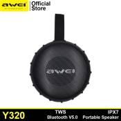 Awei Y320 Portable Mini Speaker - Waterproof and TWS Enabled
