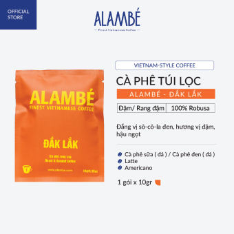 Cà phê phin giấy/ túi lọc ALAMBÉ các loại 10g