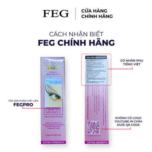 Serum Dưỡng Mi FEG Pro Advanced 3ml