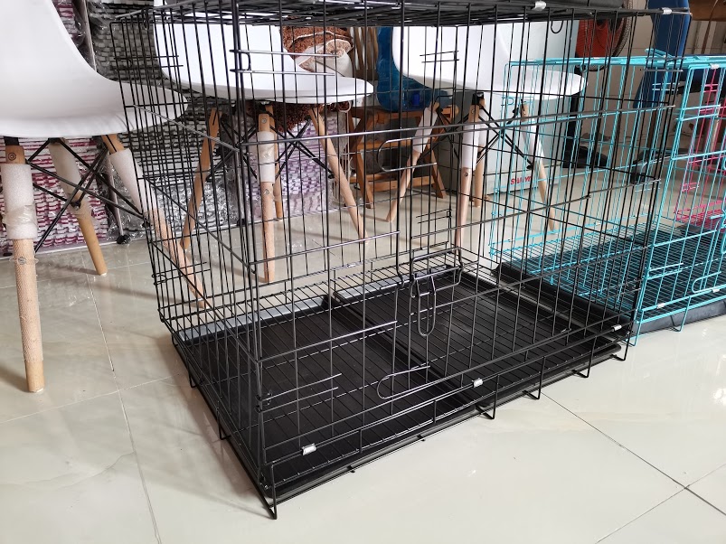 [ Gấp Gọn ] Chuồng Chó  Chuồng Mèo - bằng lưới sắt được sơn tĩnh điện (nhiều size  nhiều màu sắc )