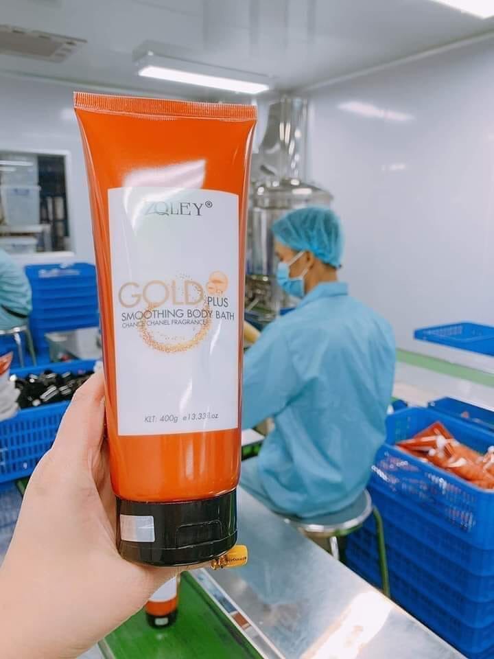 Sữa tắm sáng da hương nước hoa zoley gold plus 400g