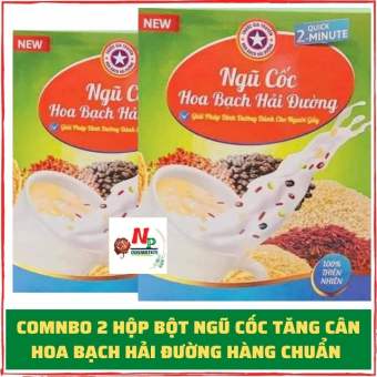 Combo 2 Hộp Bột Ngũ Cốc Tăng Cân Hoa Bạch Hải Đường