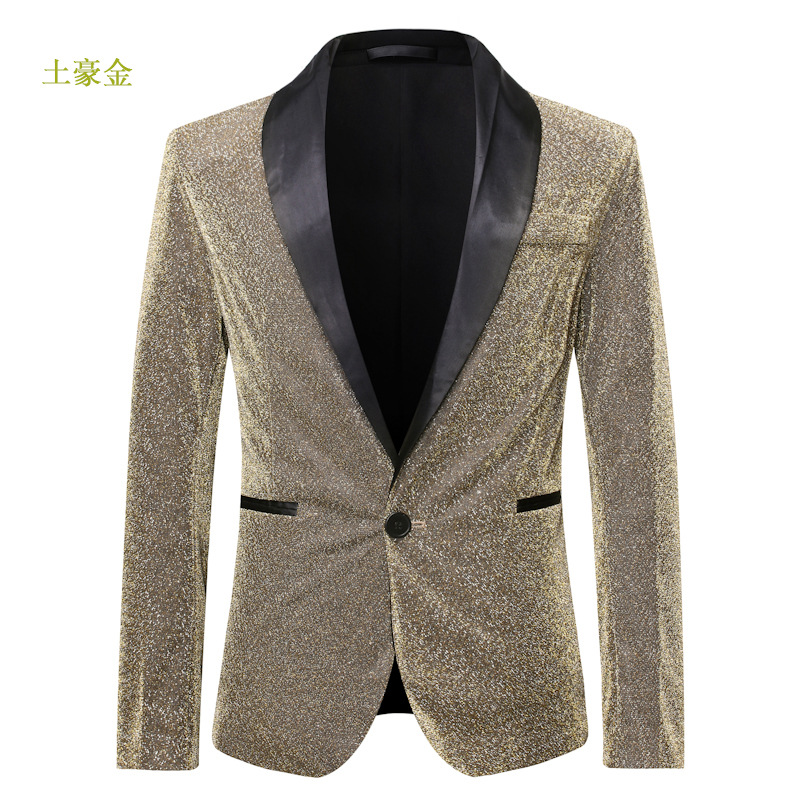 Gold on sale sparkly blazer