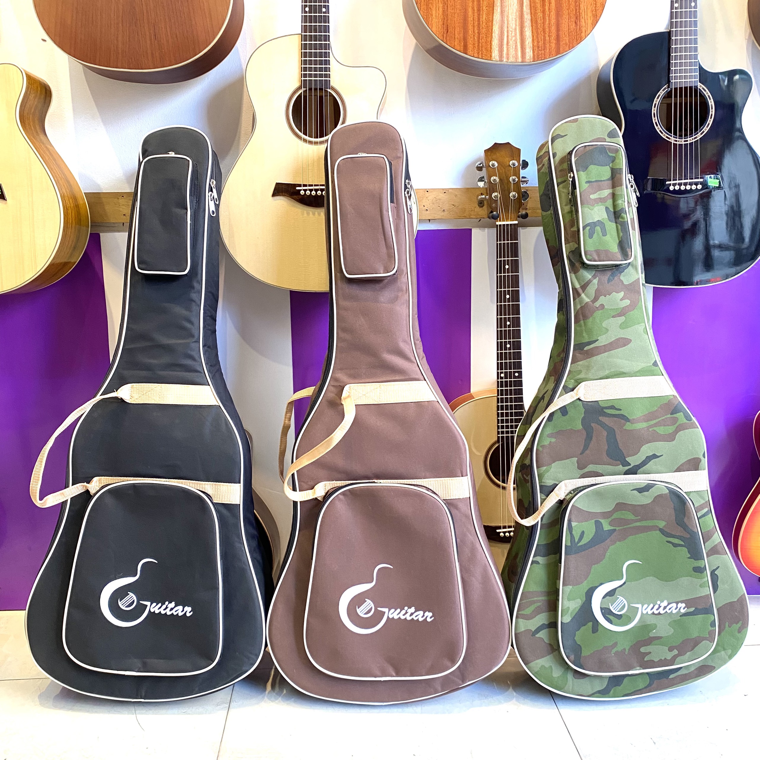 Bao đựng đàn guitar cao cấp - bao guitar vải dù cao cấp