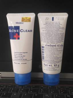 Sữa rửa mặt sạch mụn Acne Clear - Mistine 85g. Sửa rửa mặt Acnes clear Thái Lan