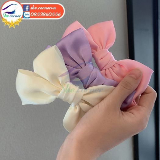 Kẹp tóc Kẹp tóc hàn quốc❐◎✔  Kẹp nơ nhỏ Hàn Quốc dễ thương 12 màu