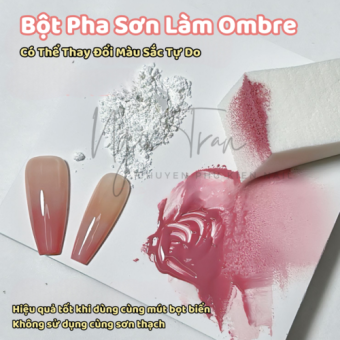 Bột Pha Sơn Làm Ombre Siêu Mịn Dễ Dàng | Bột Mix Ombre Trang Trí Móng Tay