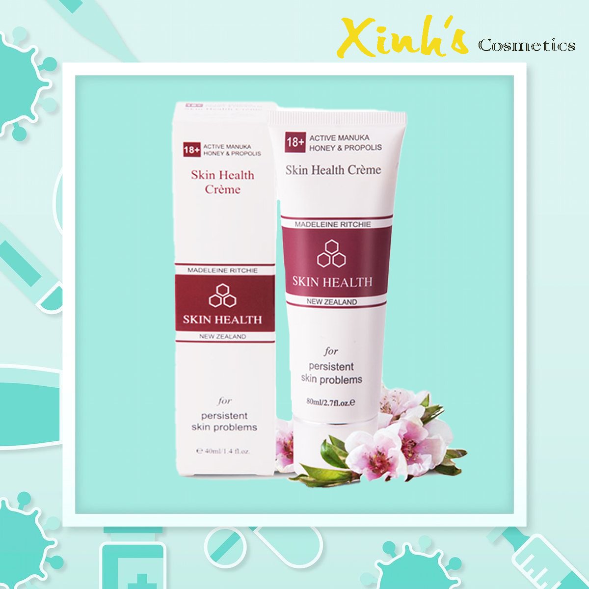 Kem Mật Ong Manuka 18+ Skin Health Crème hàng chính hãng