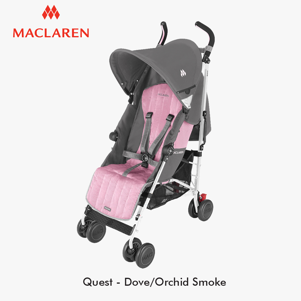 maclaren quest pink and grey