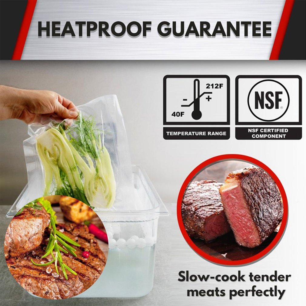 11L Dung lượng cao Sous Vide Container Hộp đựng đồ dùng kèm nắp đậy chuyên dụng cho nhà bếp màu trong suốt kích thước 325x265x200mm - INTL