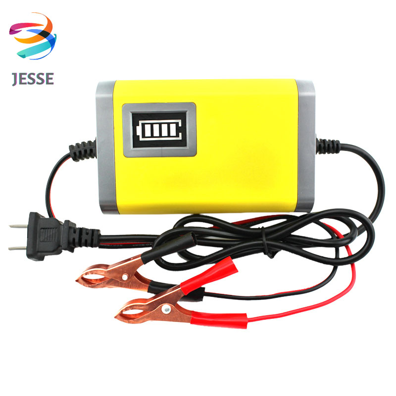 Bình sạc acquy 12V 2A thông minh tự động ngắt khi đầy sạc bình - Bộ sạc bình acquy 12V JESSE