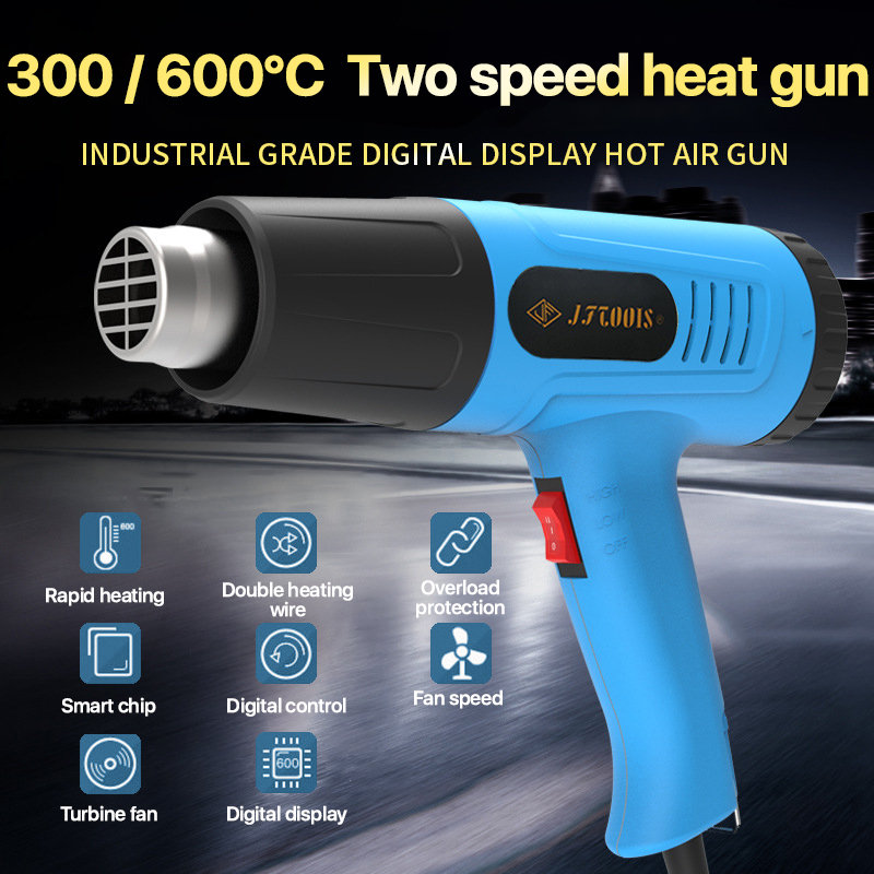 1200w Mini Heat Gun For Div Home Hot Air Gun 60-500 Degree Thermal Blower  Plastic Welder Air Dryer For Soldering Repair Tools New Arrival