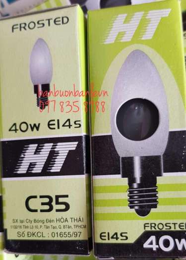 Bộ 10 bóng nhót 40w đui E14