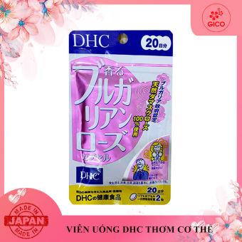 Viên Uống Thơm Hoa hồng thơm Cơ Thể DHC 20 ngày Rose Capsule