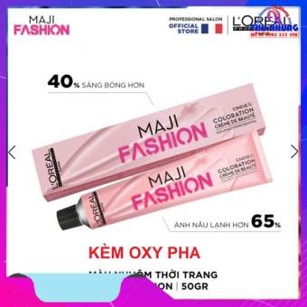 [LOREAL CHÍNH HÃNG] thuốc nhuộm tóc loreal majirel thời trang 50ML kèm oxy