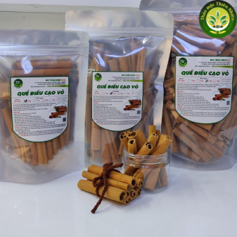 Quế Thanh (quế điếu) cạo vỏ Yên Bái dùng pha trà, giúp ổn định huyết áp [100g - 500g] l Kho thảo mộc thiên