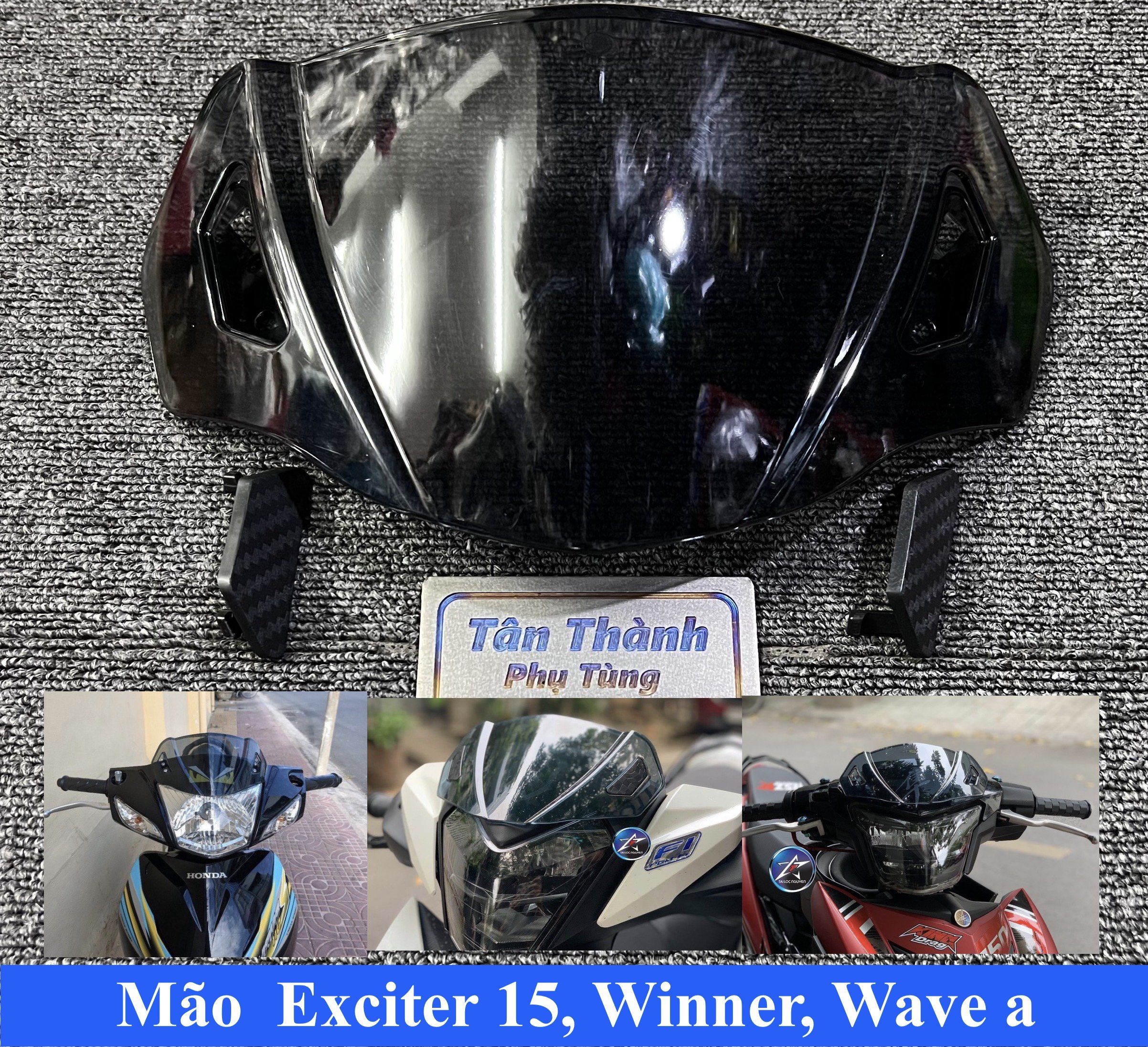 Mão chắn gió gắn Wave a , Winner, Exciter 150