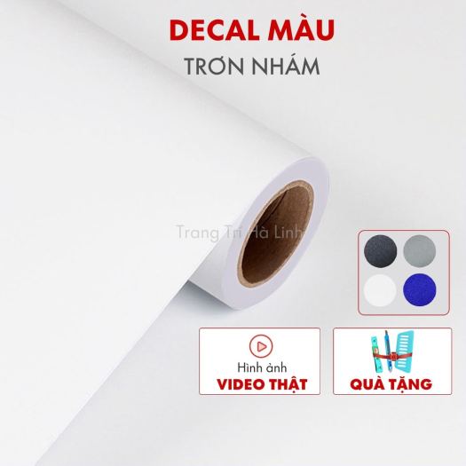 Decal trắng nhám dán xe điên thoại  giấy dán tường trắng nhám sần khổ 1.2m