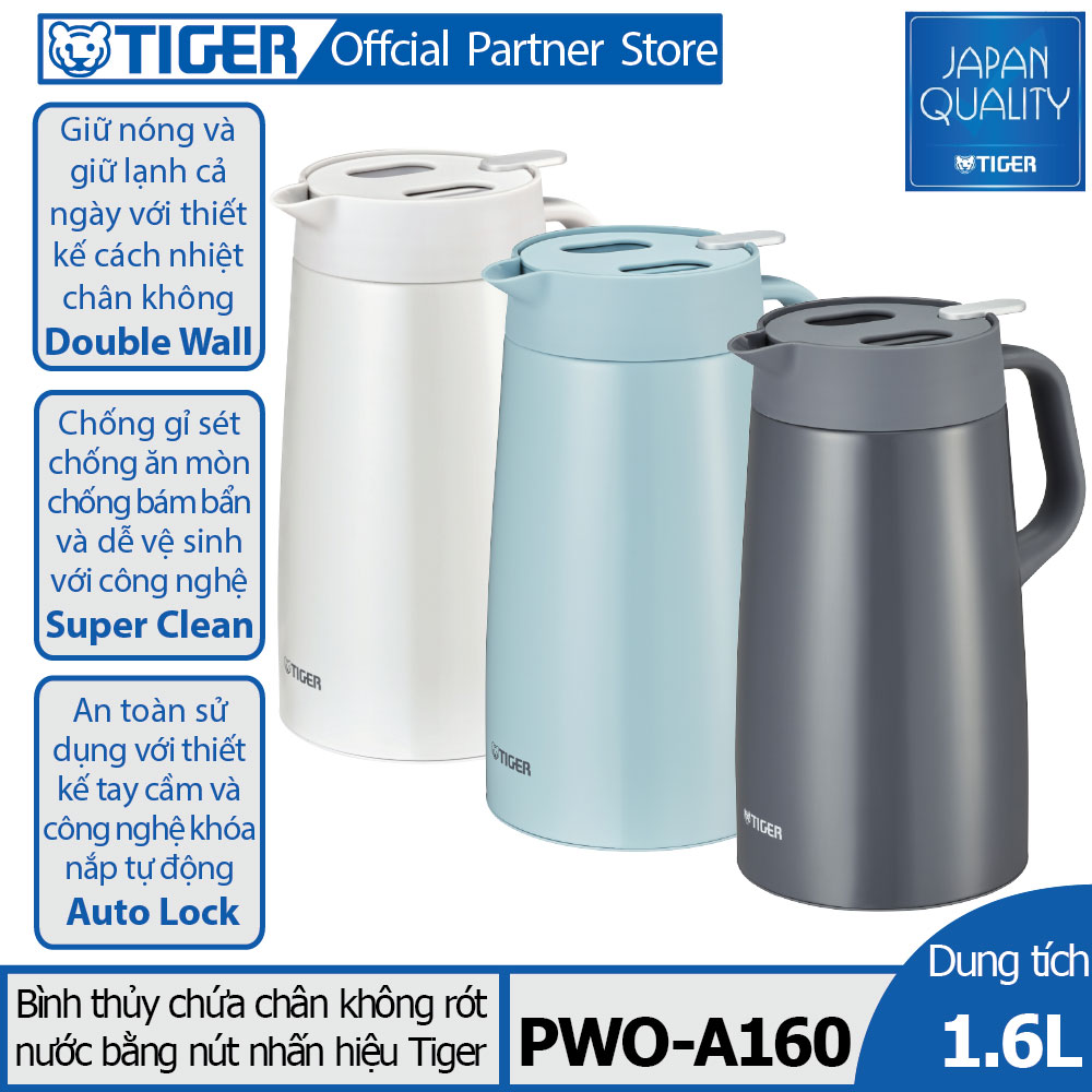 Bình thủy chứa ruột chân không Tiger PWO-A160 - Hàng chính hãng