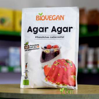 Bột rau câu hữu cơ Agar - Agar Biovegan