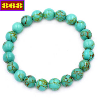 Chuỗi tay đá san hô xanh lá 8 ly - Vòng chuỗi phong thủy size nhỏ