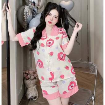 Bộ đồ ngủ pijama nữ ngắn dễ thương, đồ bộ nữ mặc nhà cộc tay quần đùi