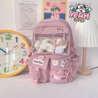 cặp học sinh cấp 1 2 3 nam nữ  giá rẻ đẹp balo đi học ba lô ulzzang đi chơi du lịch phối lưới