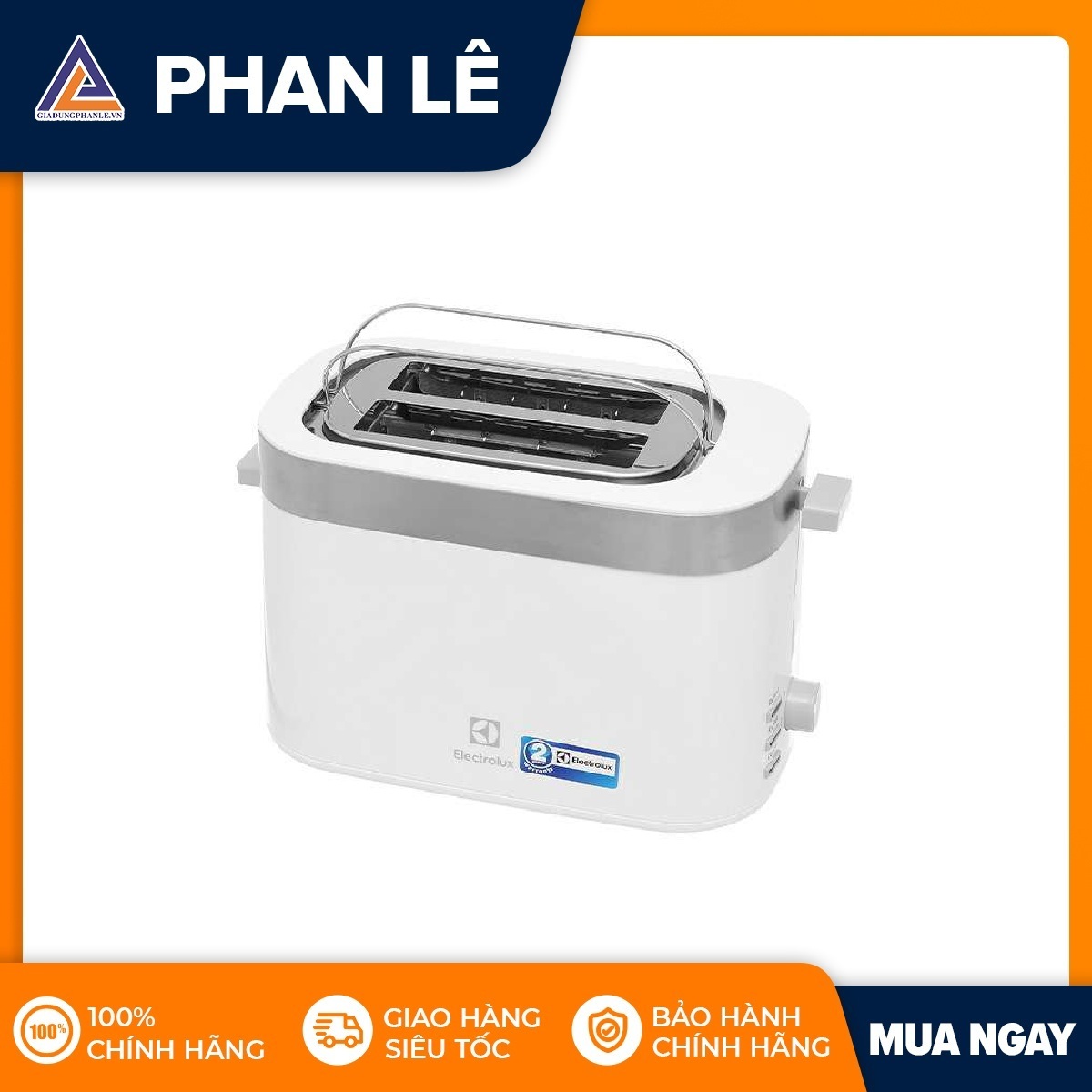 Máy nướng bánh mì electrolux e2ts1-100w