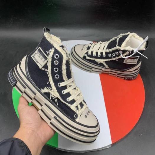Giày Xvessel ⚡️Tổng Kho⚡️ Giày Sneaker Rách Xvessel cổ cao mới nhất cực chất đủ size nam nữ