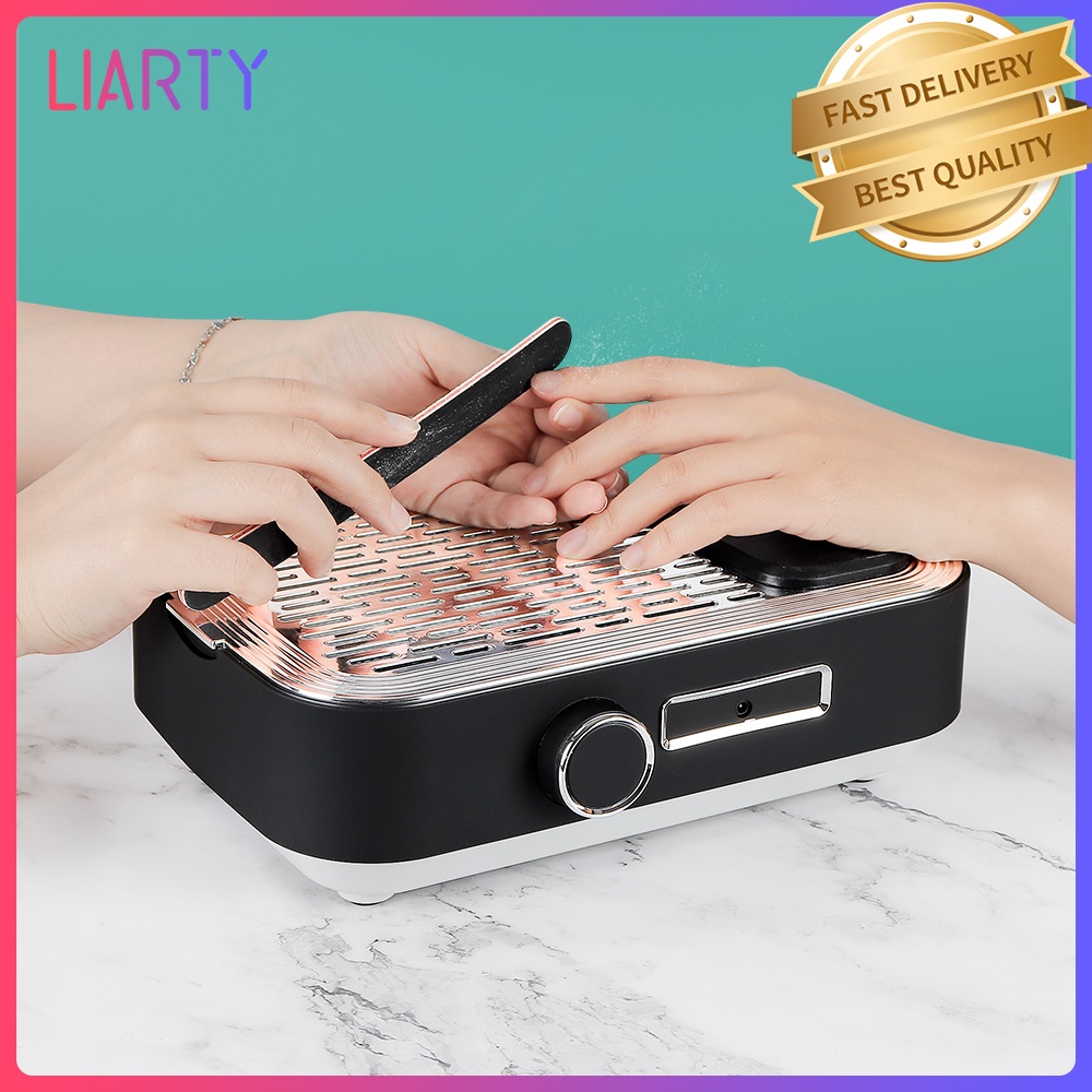 Gambar LIARTY Nail Dust Collector 80W High Power Low Noise Design Rechargeable Manicure Machine Nail Care Tools