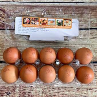 Trứng Gà ăn sống Nhật Bản Ise cao cấp (10 quả/ hộp) [GIAO HỎA TỐC HCM]