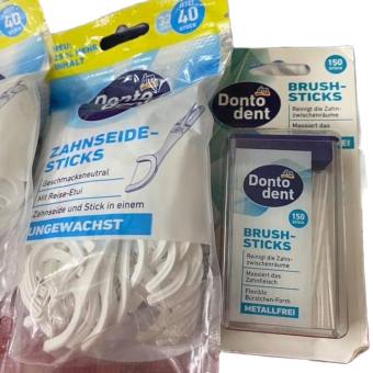 QUE CHỈ NHA KHOA DONTODENT/ TĂM XỈA RĂNG HAI ĐẦU DONTODENT