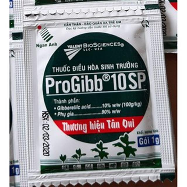 Phân bón kích thích điều hòa tăng trưởng ProGibb 10SP gói 1gr
