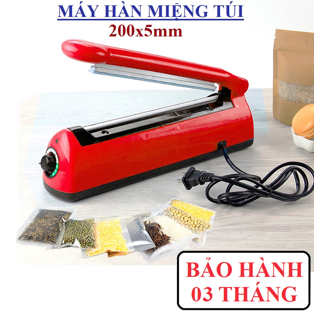 Máy hàn miệng túi fs-200/300 - máy dán miệng túi có chiều rộng mép hàn lên tới 30cm giúp bảo quản thực vật tươi lâu hơn, áp dụng phổ biến trong đời sống