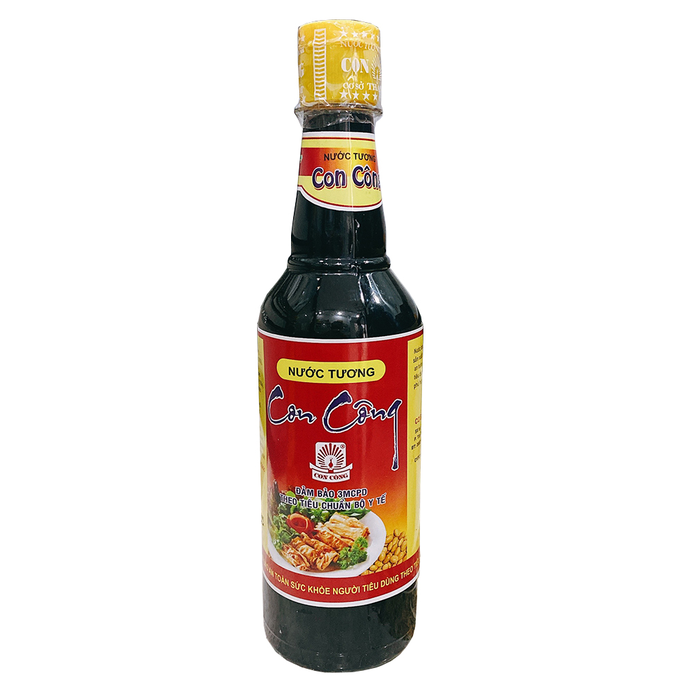 Nước tương 500ml con công loại 1