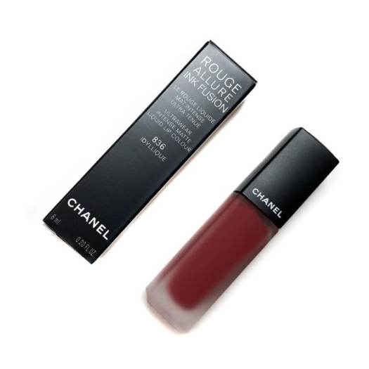Son Chanel Rouge Allure Ink Fusion 836 Idyllique Màu Đỏ Đậm Son