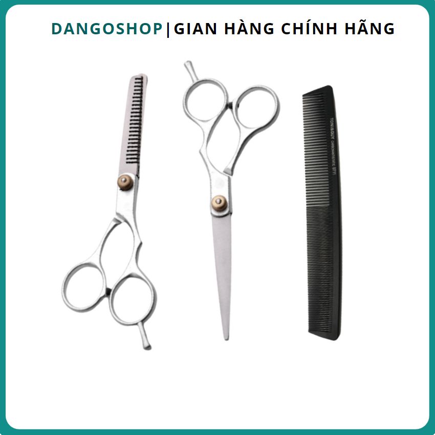 Bộ kéo lược kéo cắt kéo tỉa lược cắt tóc dangoshop kl009