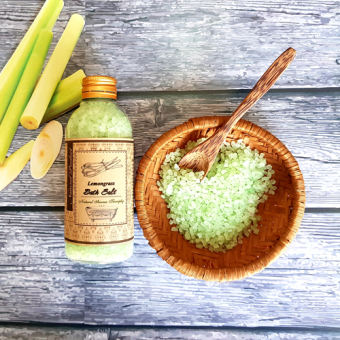 Muối tắm tinh dầu sả chanh Ecolife