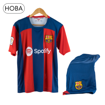 Bộ quần áo bóng đá đồ đá banh CLB Barcelona xanh đỏ