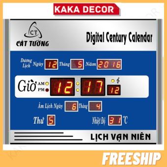 Đồng Hồ Lịch Vạn Niên Điện Tử Treo Tường