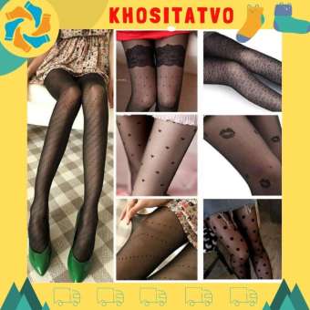 Quần tất giấy, vớ quần Thêu Họa Tiết, hàng xuất Hàn, quyến rũ và cá tính, chất liệu cao cấp, siêu dai, siêu mịn