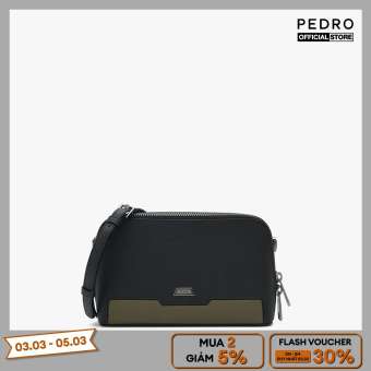 PEDRO - Túi cầm tay nam chữ nhật Embossed Leather PM4-95940029-01
