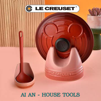 AI AN 27 - Giá để vung, giá để thìa Le Creuset- thương hiệu Pháp chất liệu gốm sứ chất lượng cao