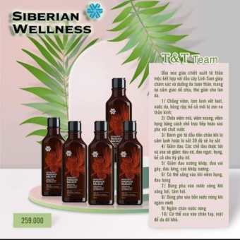 Dầu Thảo Mộc Siberian Balsam - chiết xuất từ thảo mộc kết hợp với dầu cây Linh Sam